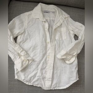 Janie & Jack White Linen shirt